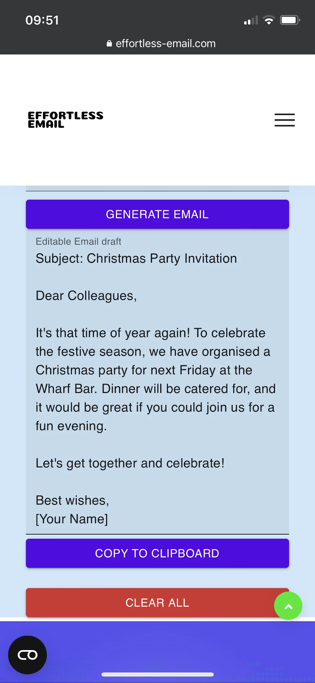 EffortlessEmail screenshot 5 of 5