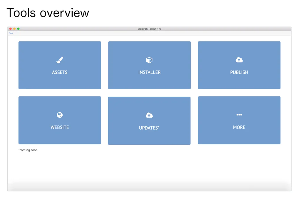 Electron Toolkit screenshot 1 of 8