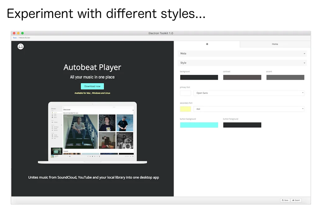 Electron Toolkit screenshot 6 of 8