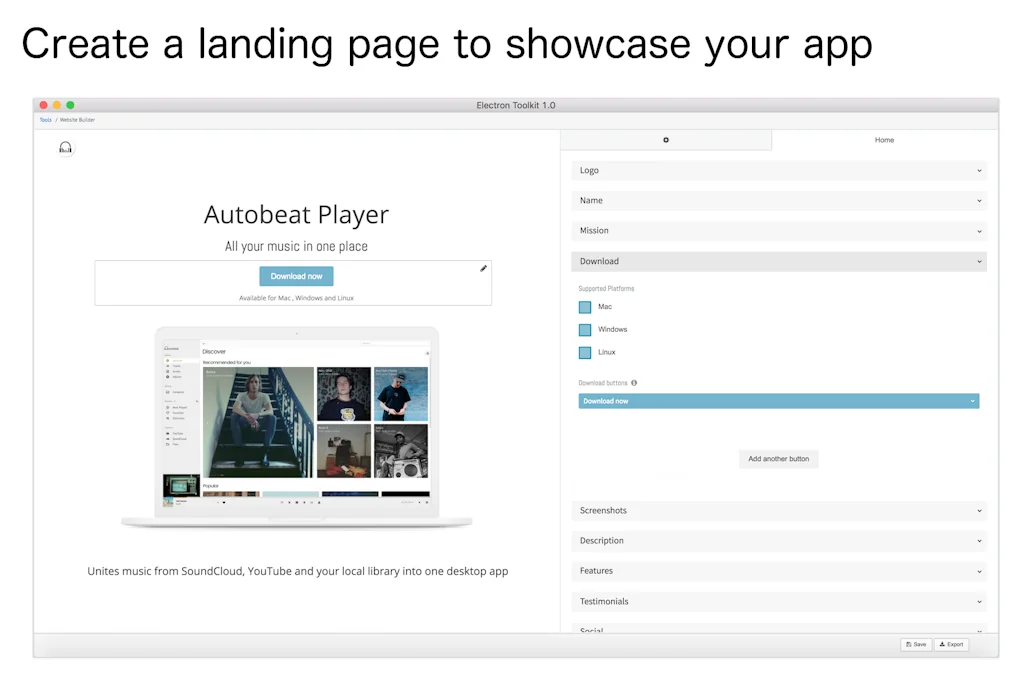Electron Toolkit screenshot 7 of 8
