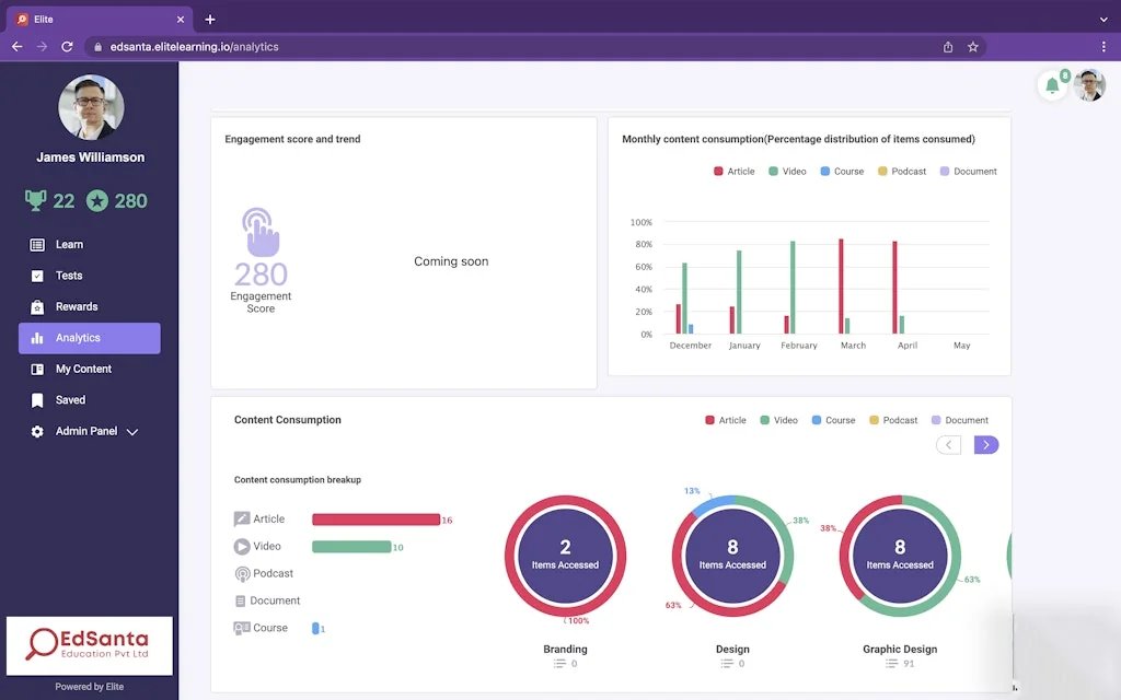 Elite Learning screenshot 1 of 3