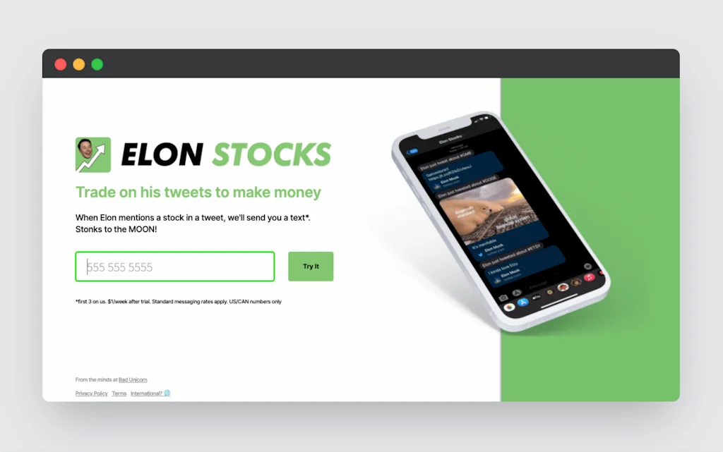 Elon Stocks screenshot 1 of 3