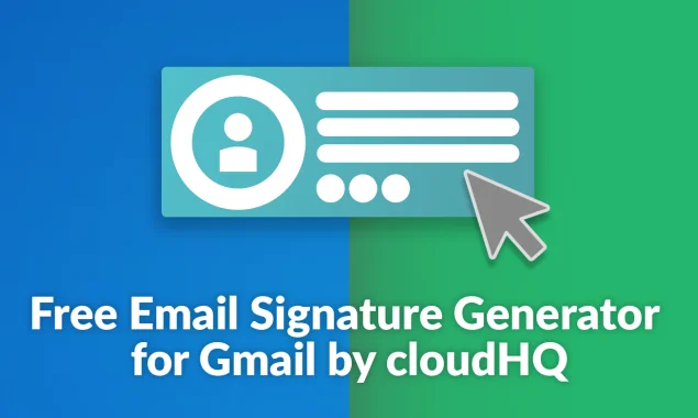 Email Signature Generator by cloudHQ screenshot 3 of 7