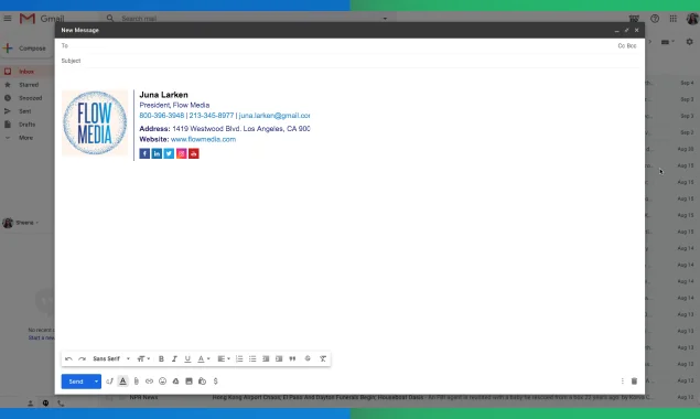 Email Signature Generator by cloudHQ screenshot 7 of 7