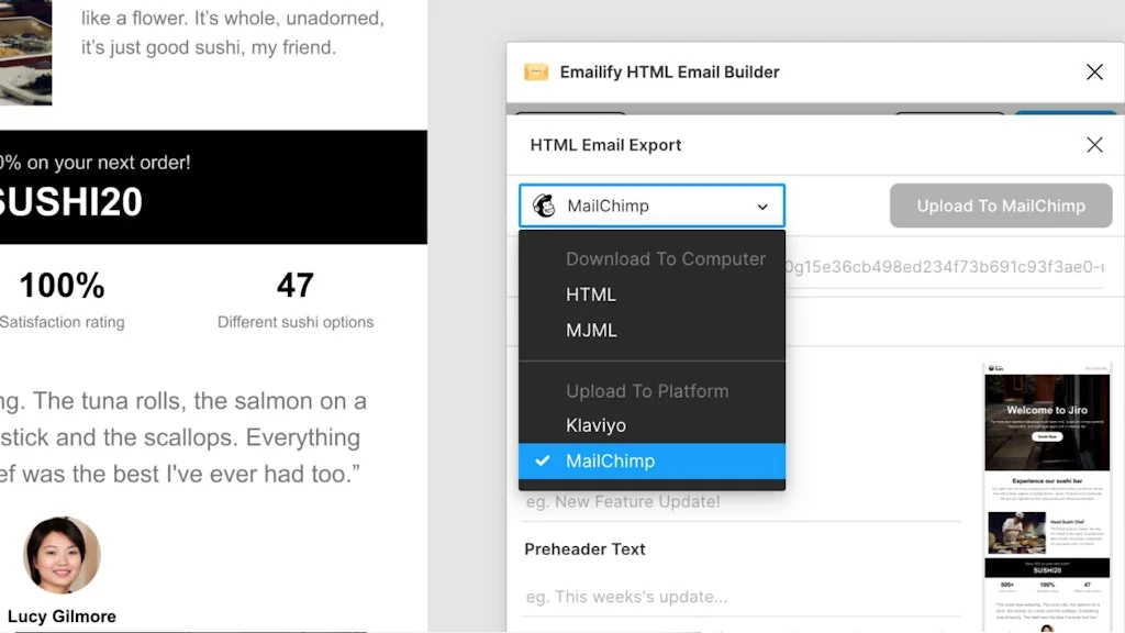 Emailify for Figma screenshot 3 of 5