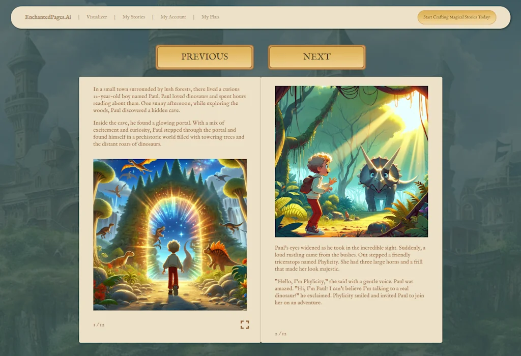 EnchantedPages.Ai screenshot 1 of 10