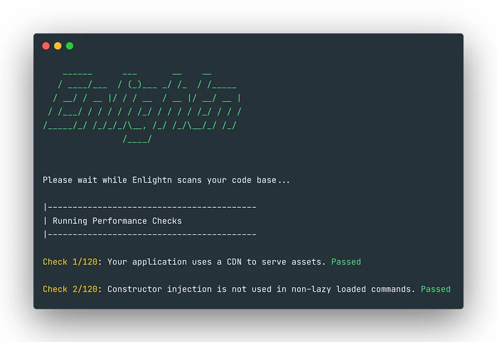 Enlightn for Laravel screenshot 2 of 2