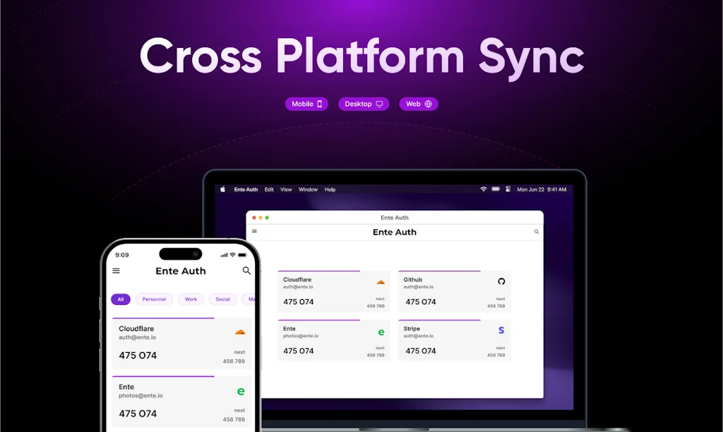Ente Auth screenshot 2 of 3