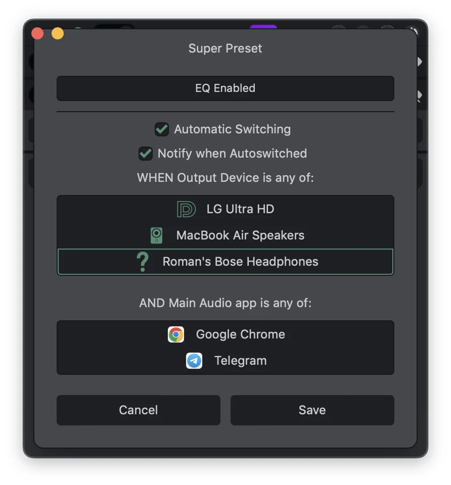 eqMac screenshot 8 of 9