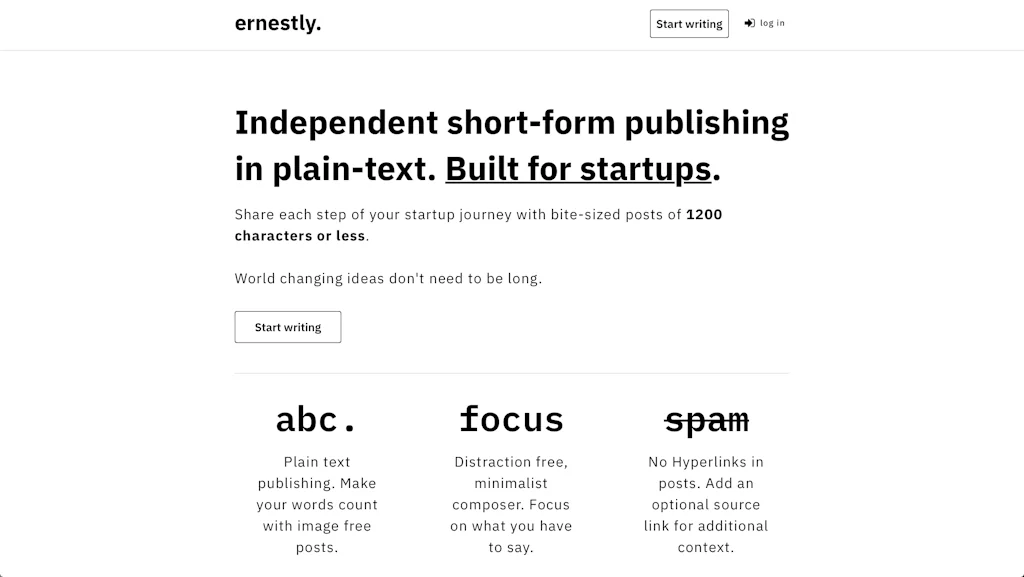 Ernestly screenshot 1 of 8