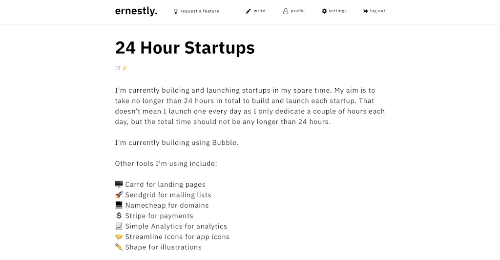 Ernestly screenshot 7 of 8
