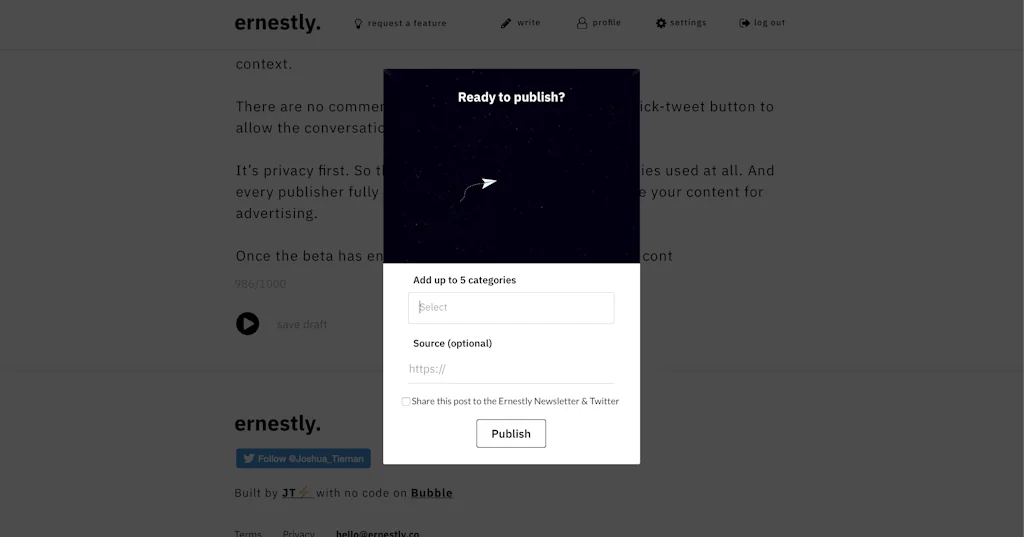 Ernestly screenshot 8 of 8