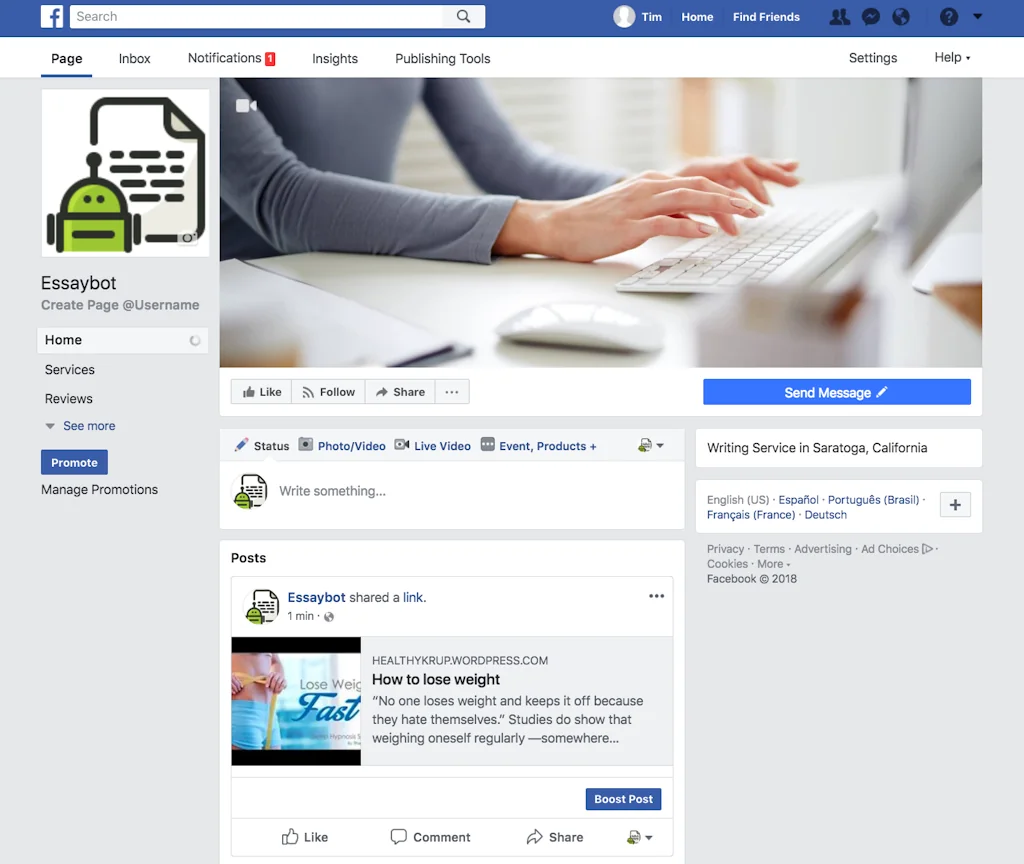 Essaybot screenshot 1 of 9