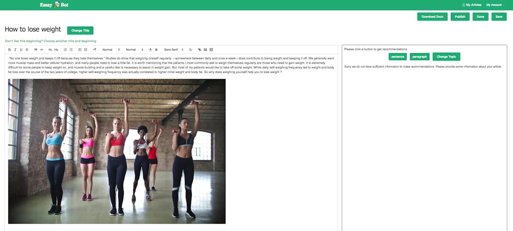 Essaybot screenshot 3 of 9