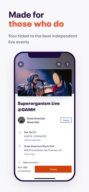 Eventbrite screenshot 1 of 6
