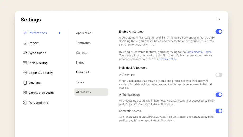 Evernote screenshot 9 of 10