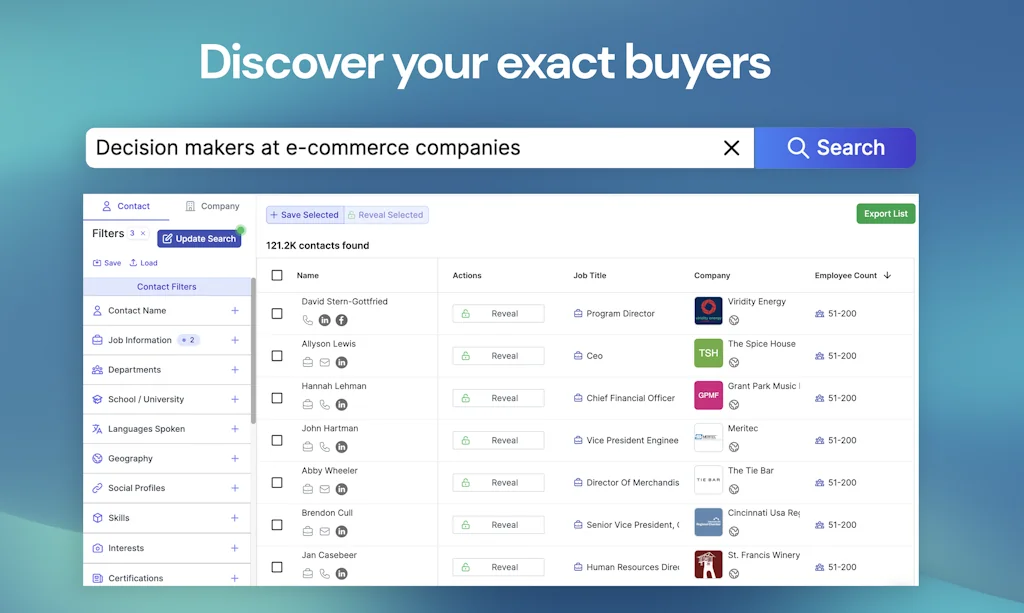 ExactBuyer Audiences & Enrichment API screenshot 4 of 4