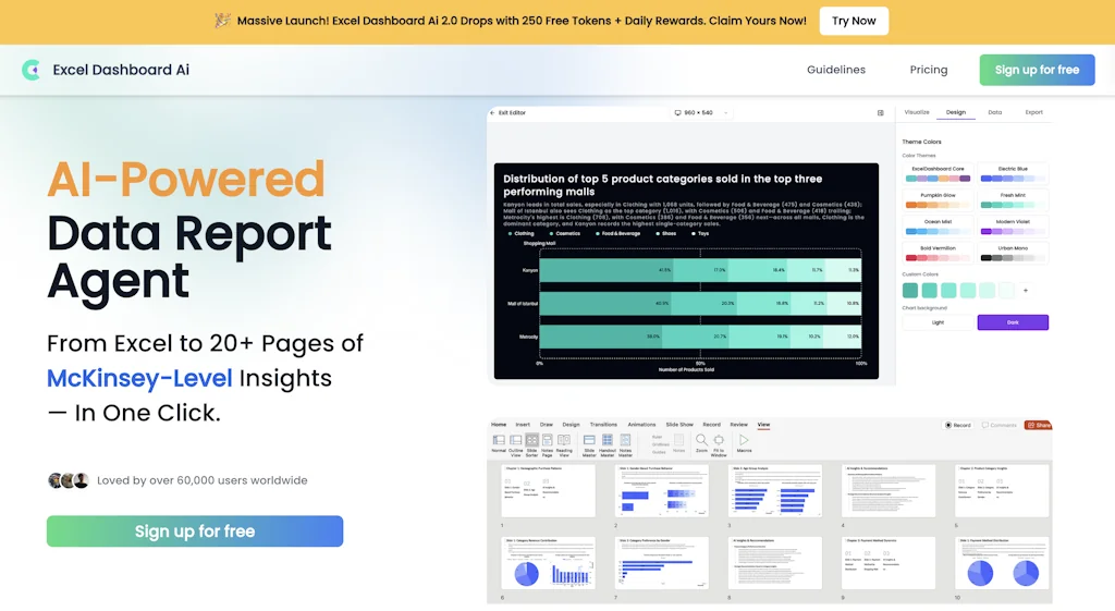 Excel Dashboard Ai screenshot 1 of 3