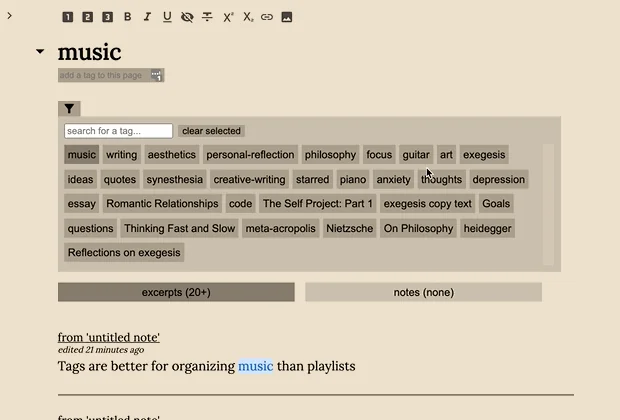 exegesis screenshot 2 of 3