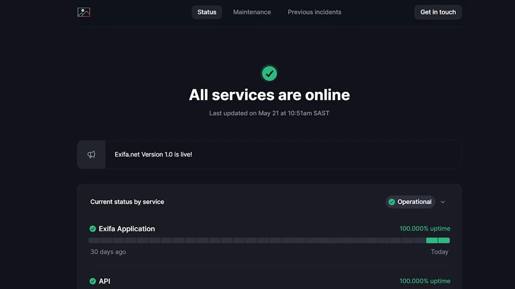 Exifa.net screenshot 6 of 10