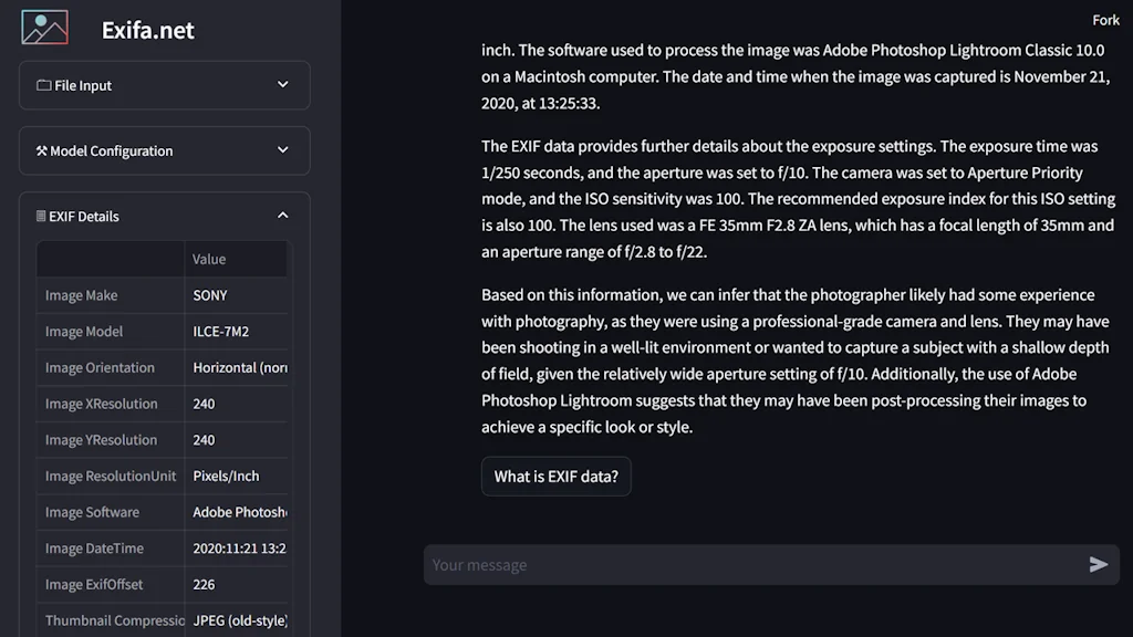 Exifa.net screenshot 9 of 10