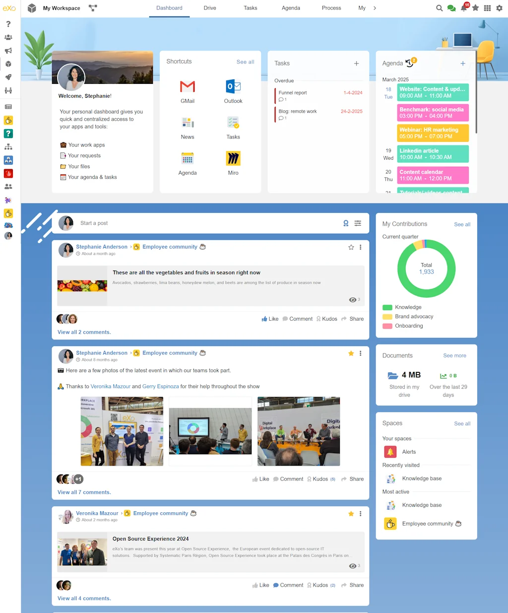 eXo Platform screenshot 1 of 3