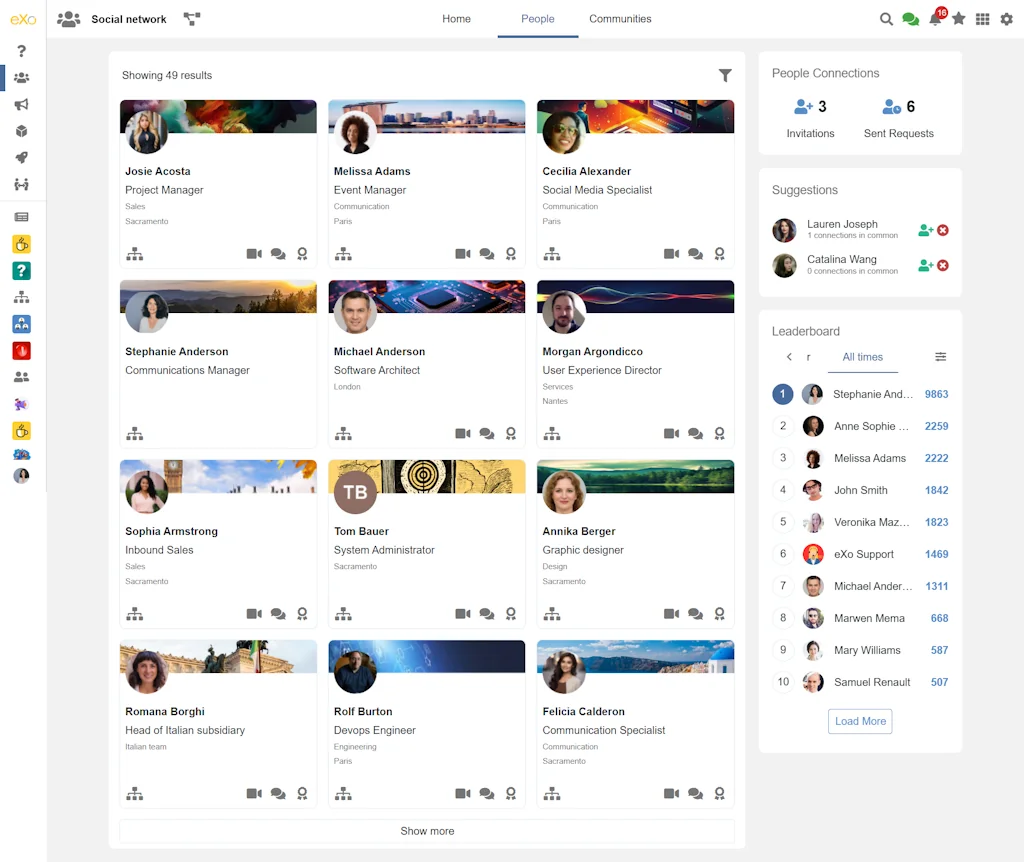 eXo Platform screenshot 2 of 3