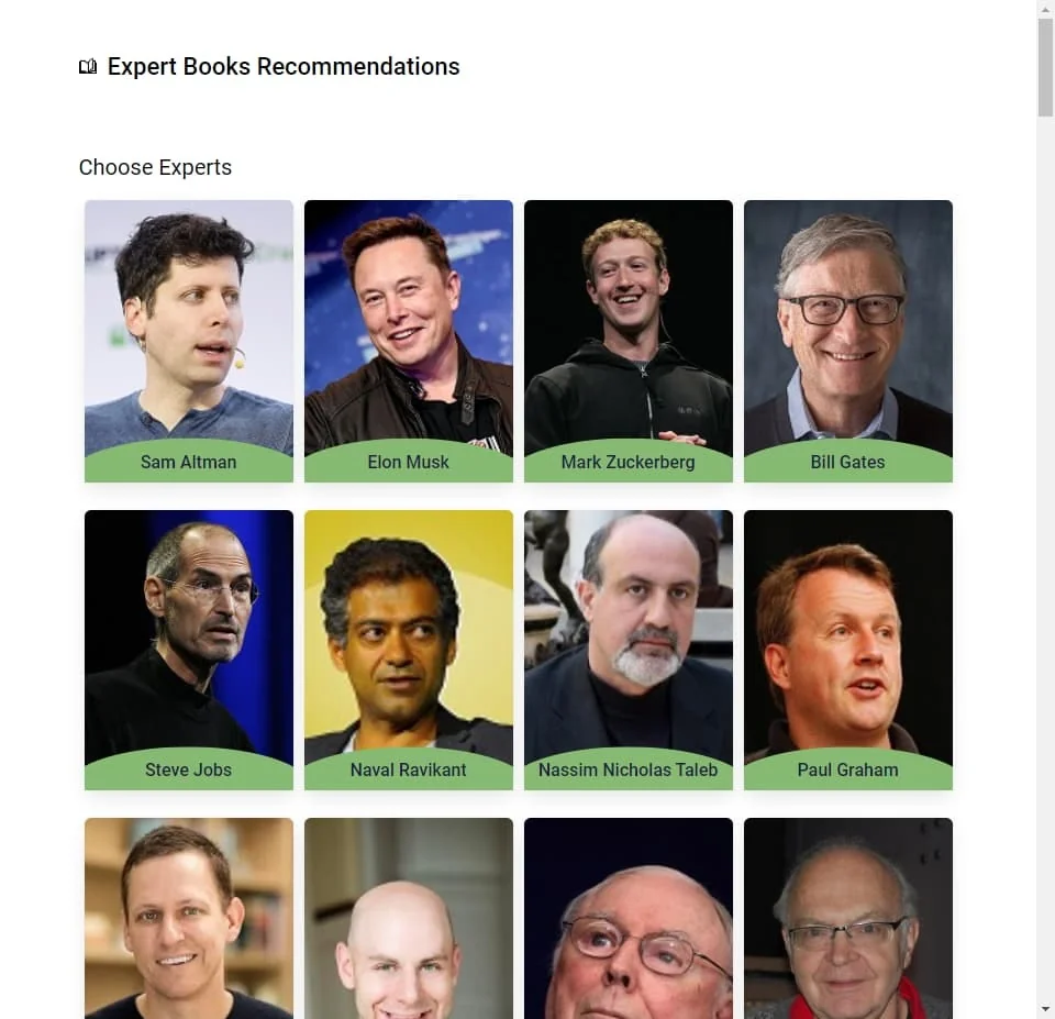 Expert Book Recommendations screenshot 6 of 6