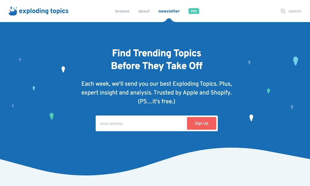 Exploding Topics screenshot 7 of 10