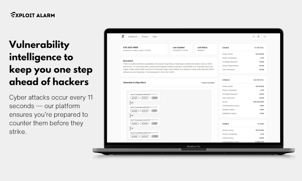 Exploit Alarm screenshot 1 of 5