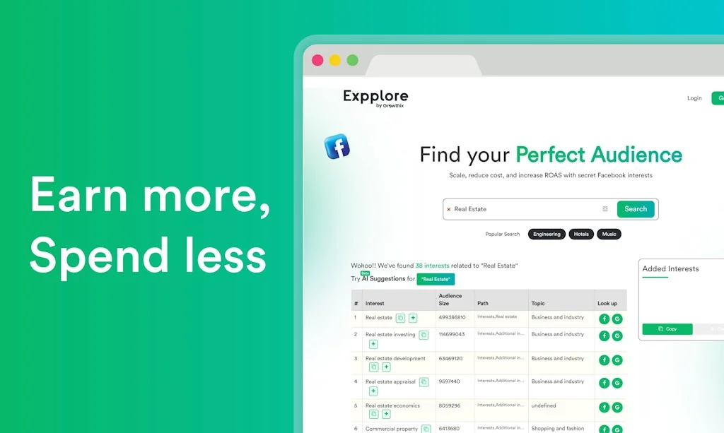 Expplore screenshot 1 of 3