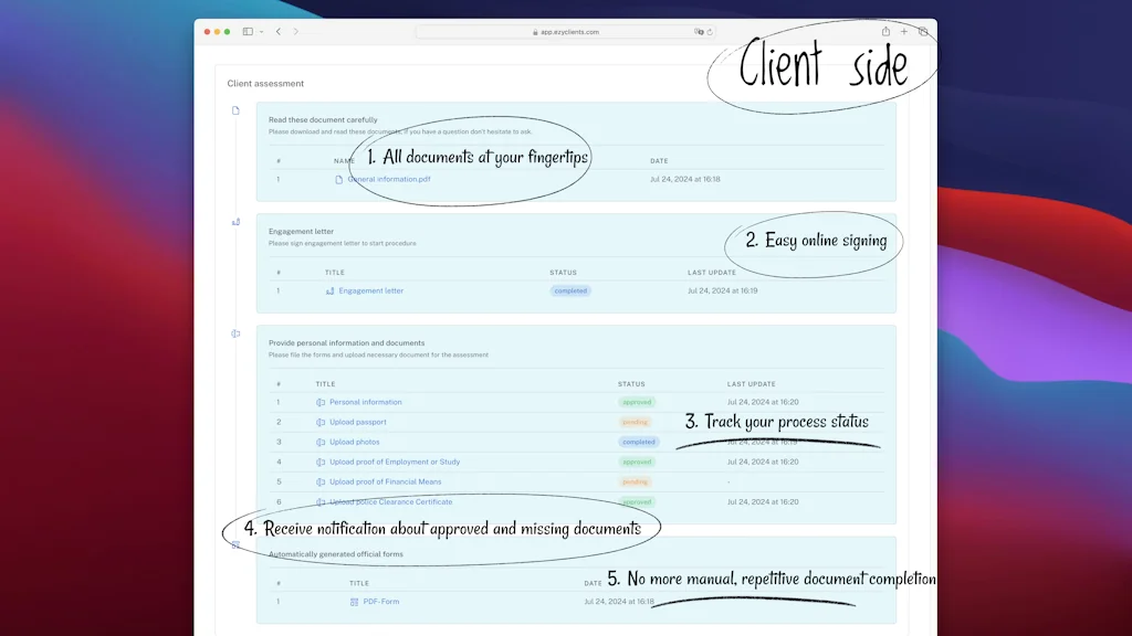 ezyClients screenshot 3 of 5