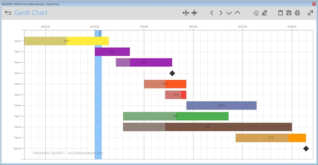 MyGANTT screenshot 1 of 3