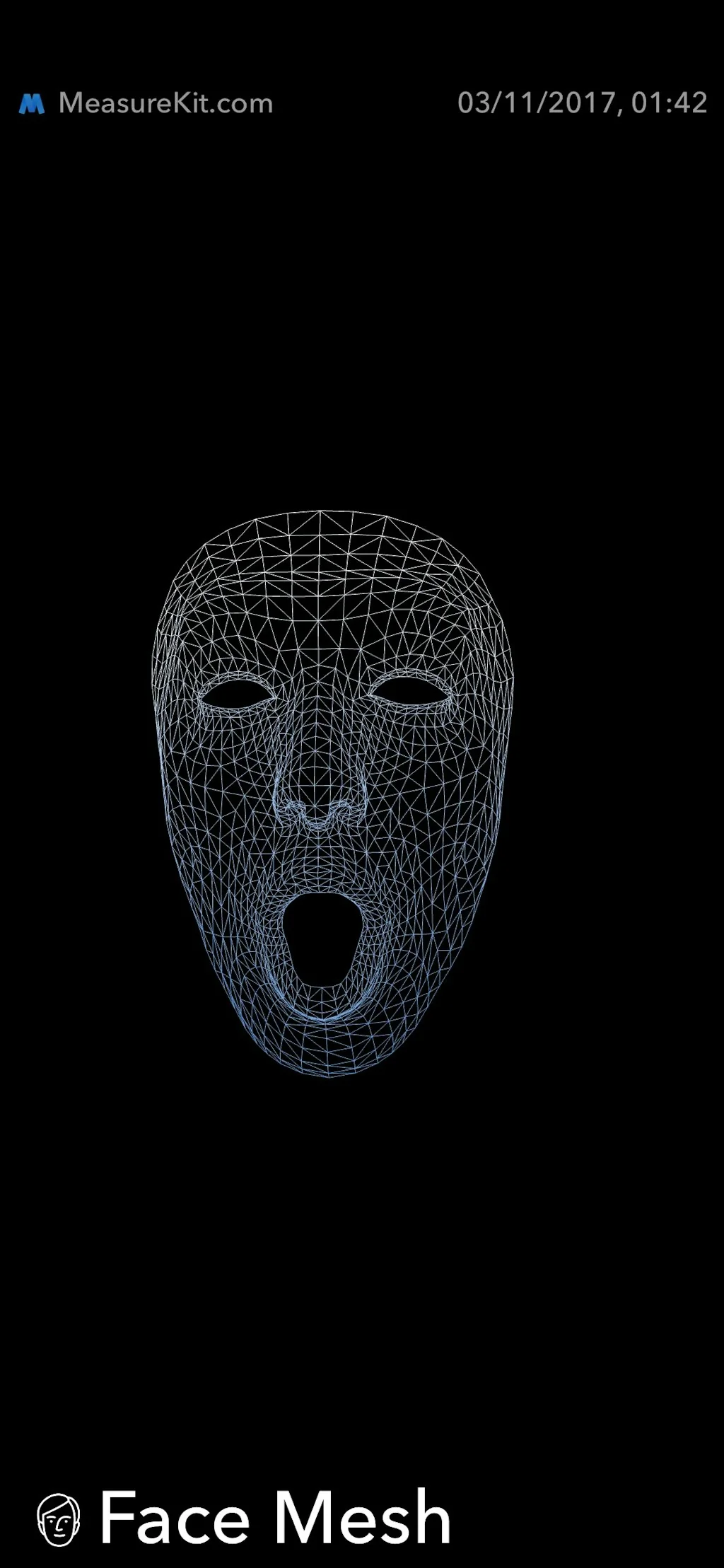 Face Mesh in AR MeasureKit screenshot 4 of 4