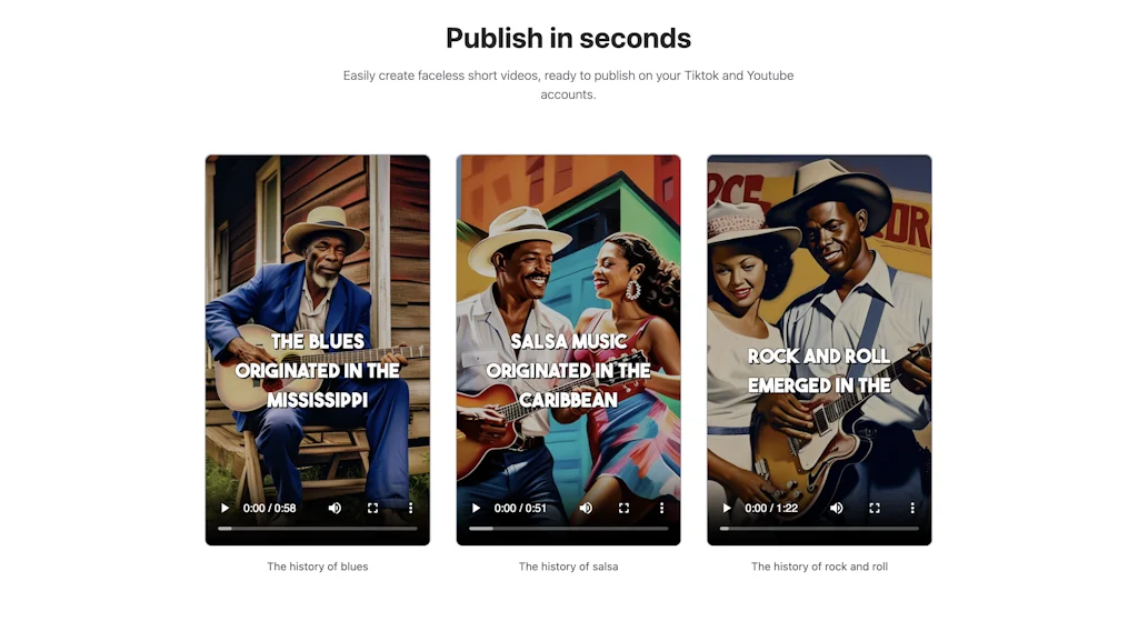 FacelessVideos.AI screenshot 2 of 4