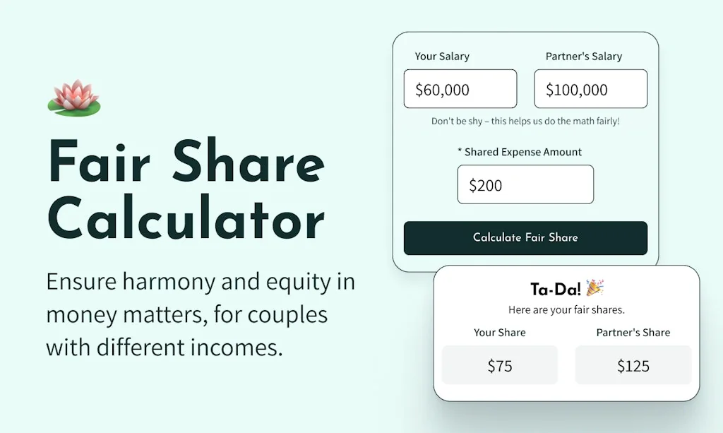Fair Share Calculator screenshot 1 of 2