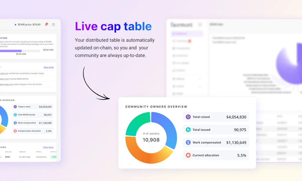 Fairmint - Equity of the Future screenshot 3 of 6