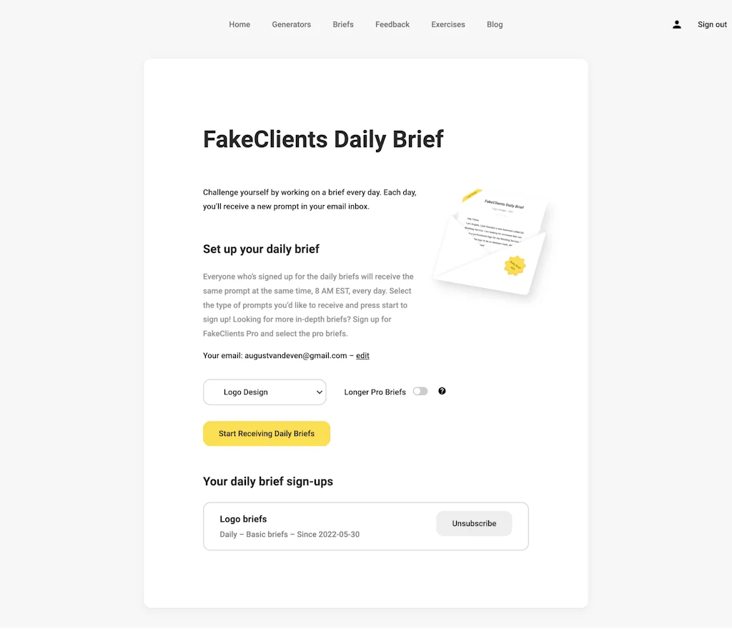FakeClients.com screenshot 1 of 3