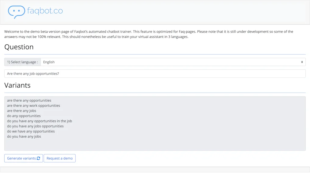 Faqbot screenshot 3 of 3