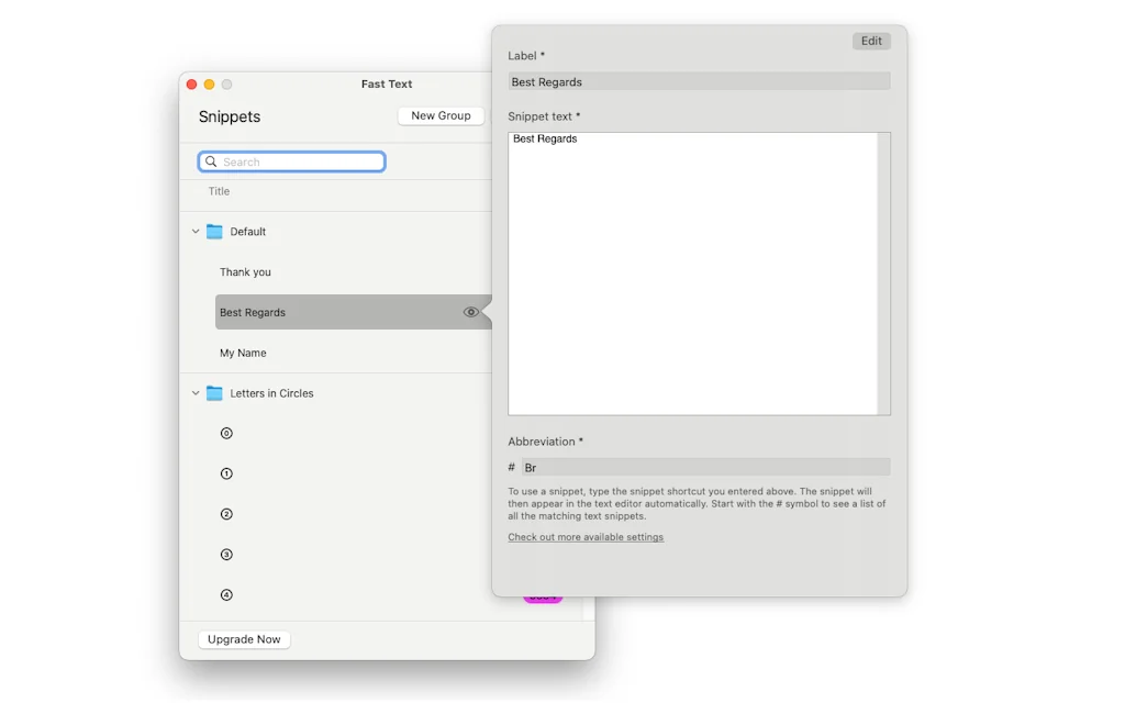 Fast Text - Text Expander screenshot 5 of 9