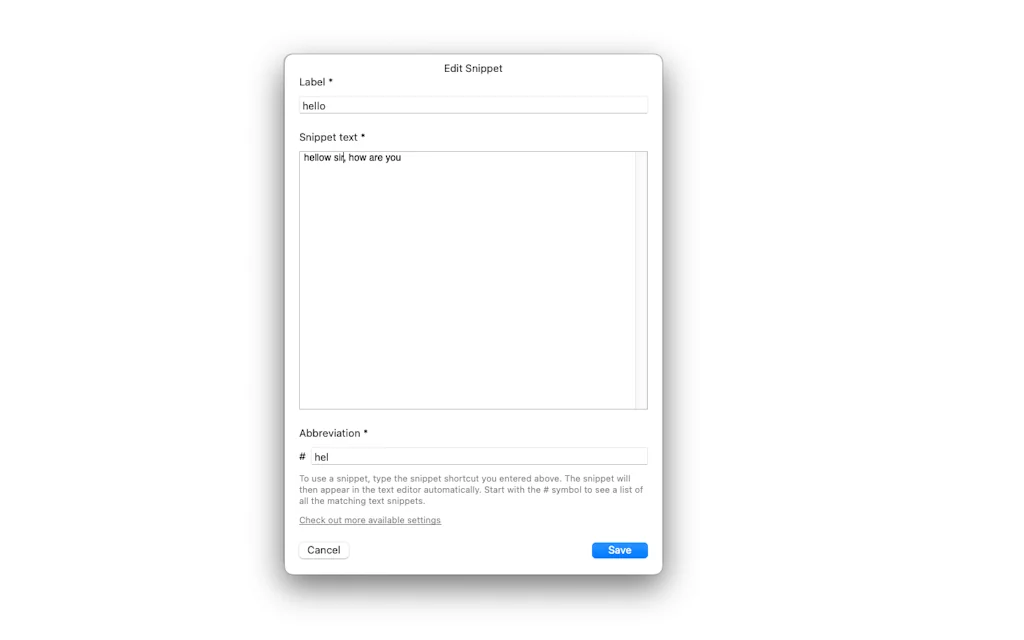 Fast Text - Text Expander screenshot 6 of 9