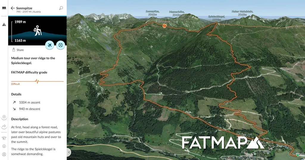 Fatmap screenshot 1 of 3