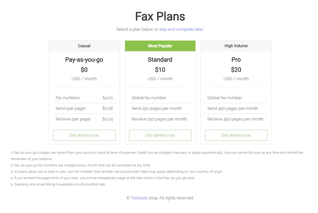 FaxSalad screenshot 4 of 5