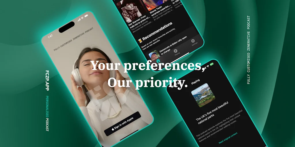 FCZP:Fully customised zenerative podcast screenshot 1 of 7
