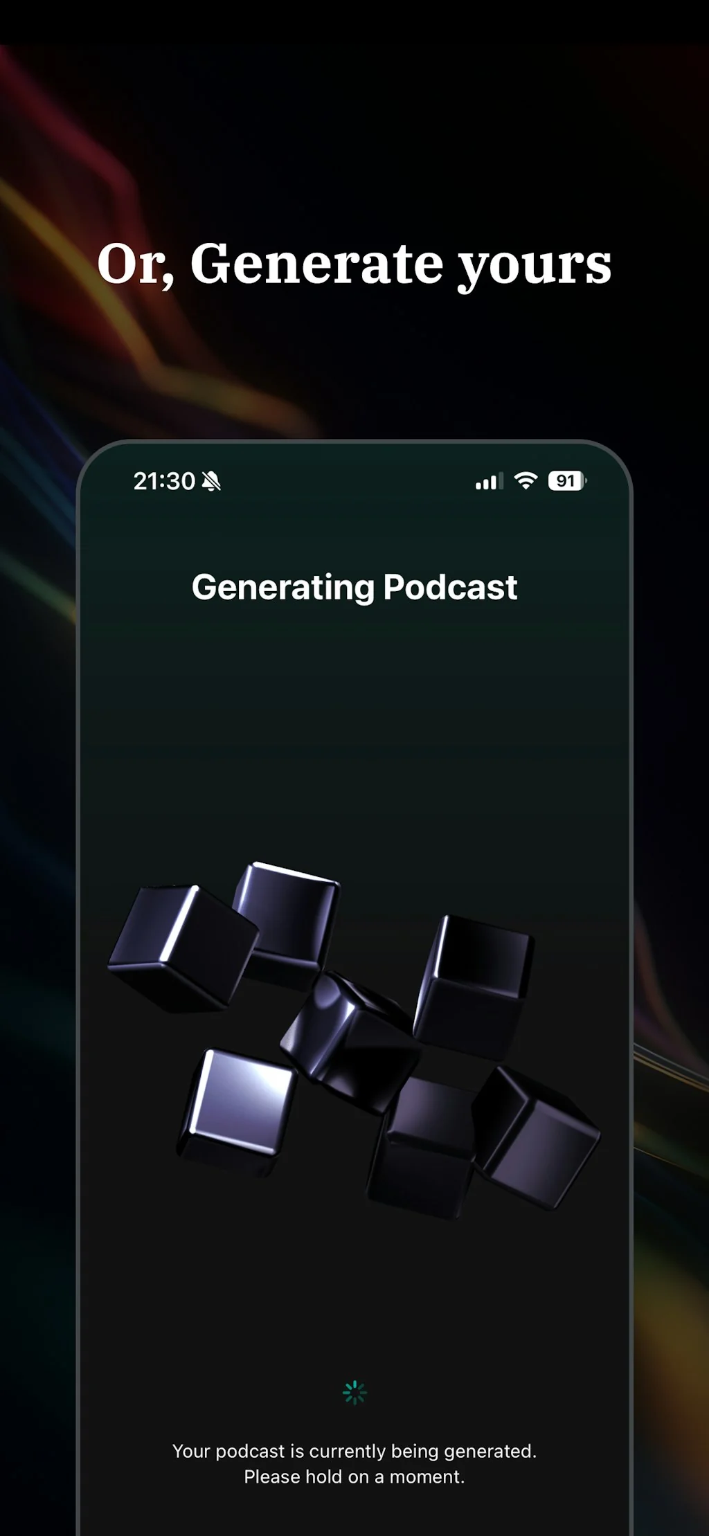 FCZP:Fully customised zenerative podcast screenshot 4 of 7