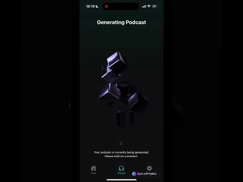 FCZP:Fully customised zenerative podcast screenshot 7 of 7