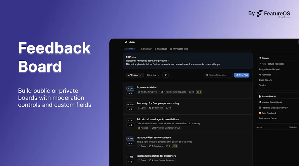 FeatureOS screenshot 1 of 3