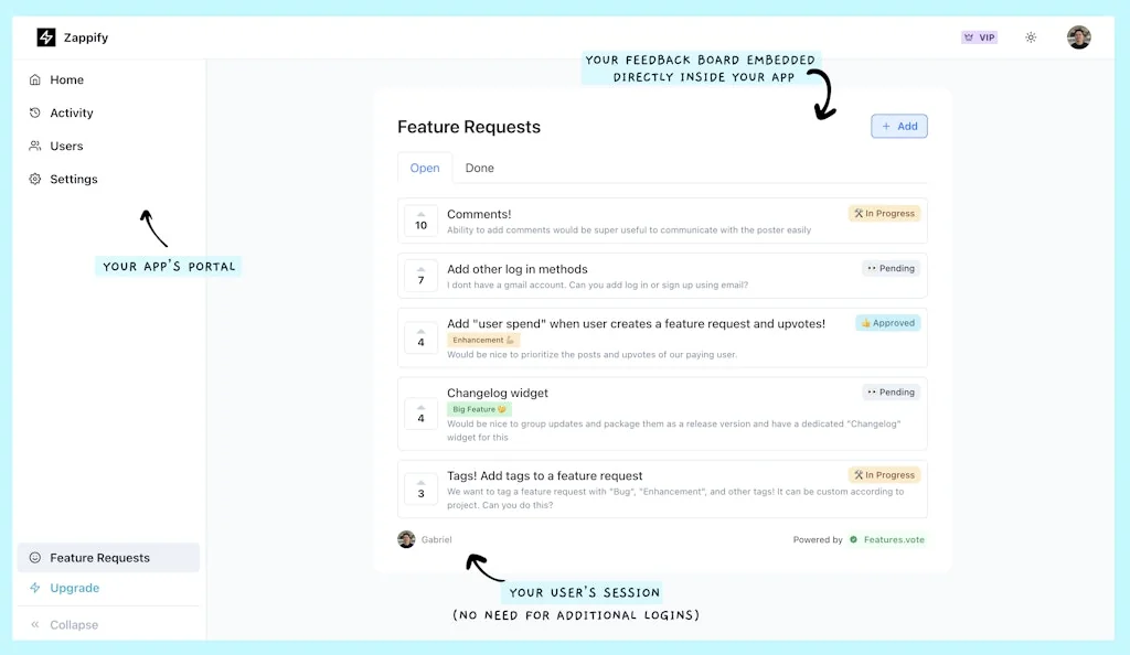 Features.Vote screenshot 3 of 4