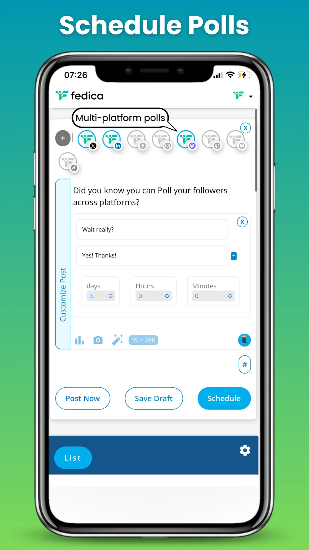 Fedica Mobile: Social Media Growth  screenshot 8 of 11