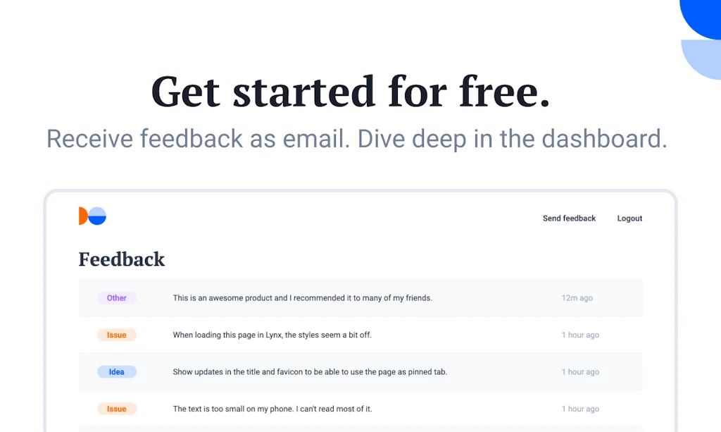 Feedback Fish screenshot 2 of 2